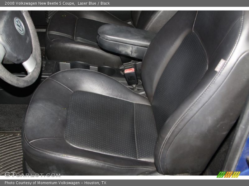 Laser Blue / Black 2008 Volkswagen New Beetle S Coupe
