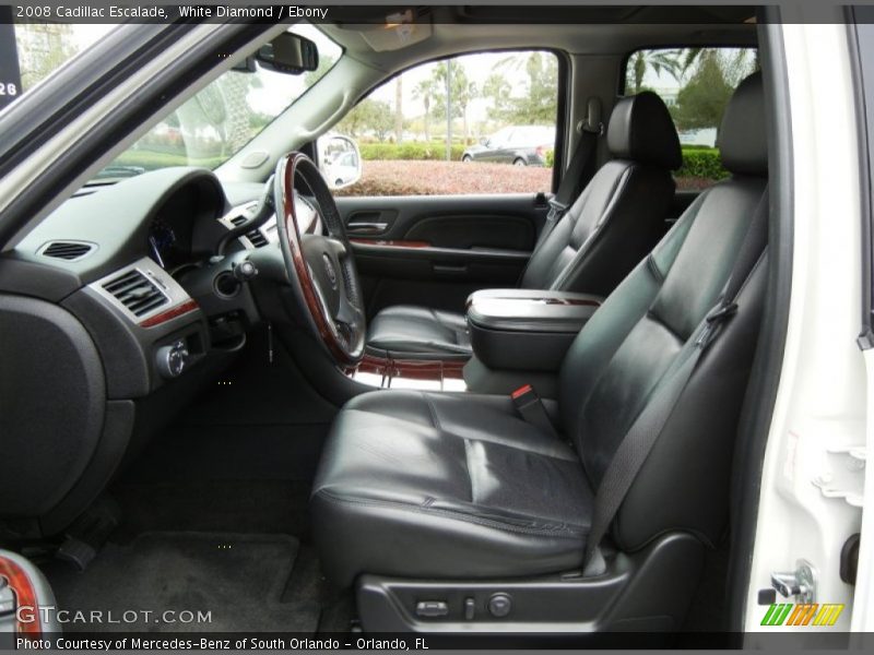 White Diamond / Ebony 2008 Cadillac Escalade