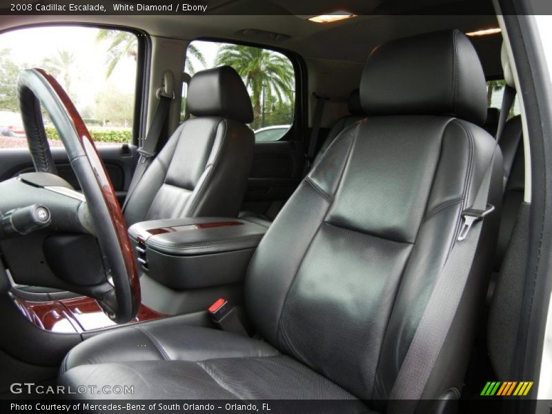White Diamond / Ebony 2008 Cadillac Escalade