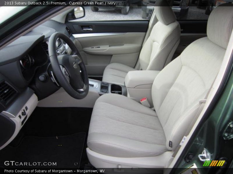 Cypress Green Pearl / Ivory 2013 Subaru Outback 2.5i Premium