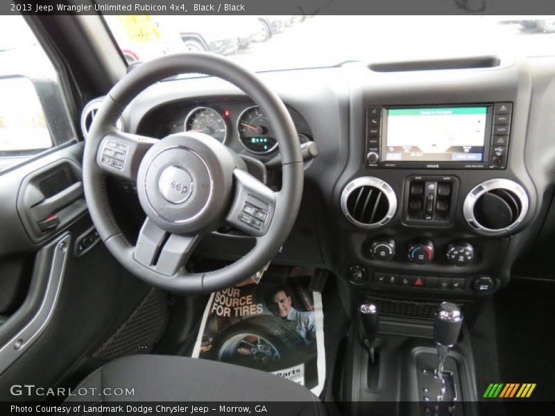 Black / Black 2013 Jeep Wrangler Unlimited Rubicon 4x4