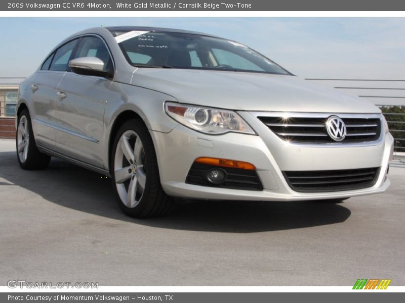 White Gold Metallic / Cornsilk Beige Two-Tone 2009 Volkswagen CC VR6 4Motion