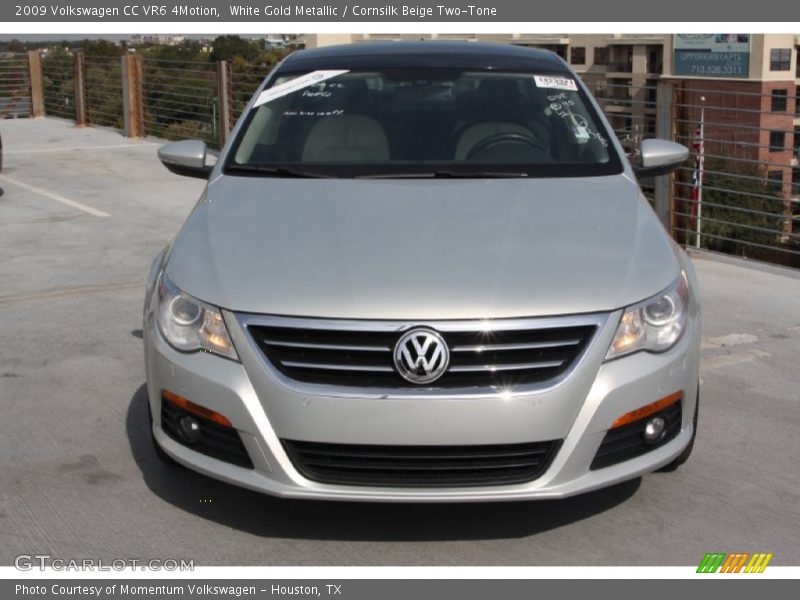 White Gold Metallic / Cornsilk Beige Two-Tone 2009 Volkswagen CC VR6 4Motion