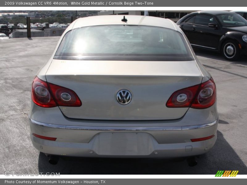 White Gold Metallic / Cornsilk Beige Two-Tone 2009 Volkswagen CC VR6 4Motion