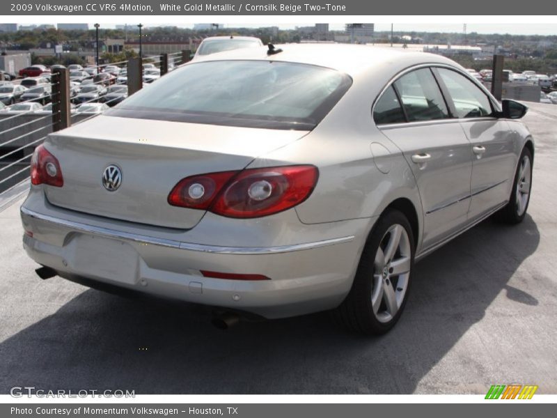White Gold Metallic / Cornsilk Beige Two-Tone 2009 Volkswagen CC VR6 4Motion