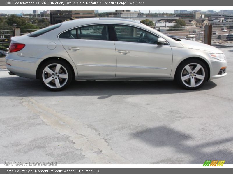 White Gold Metallic / Cornsilk Beige Two-Tone 2009 Volkswagen CC VR6 4Motion