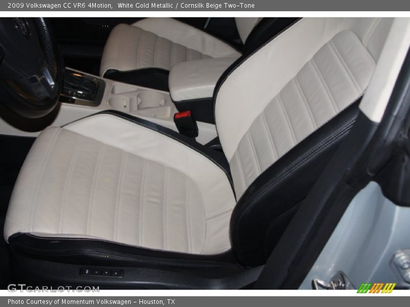 White Gold Metallic / Cornsilk Beige Two-Tone 2009 Volkswagen CC VR6 4Motion