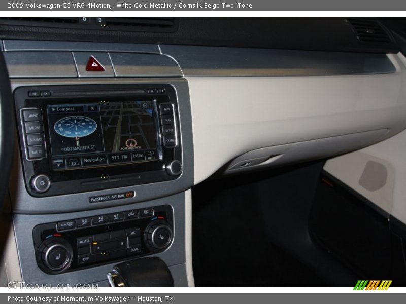 White Gold Metallic / Cornsilk Beige Two-Tone 2009 Volkswagen CC VR6 4Motion