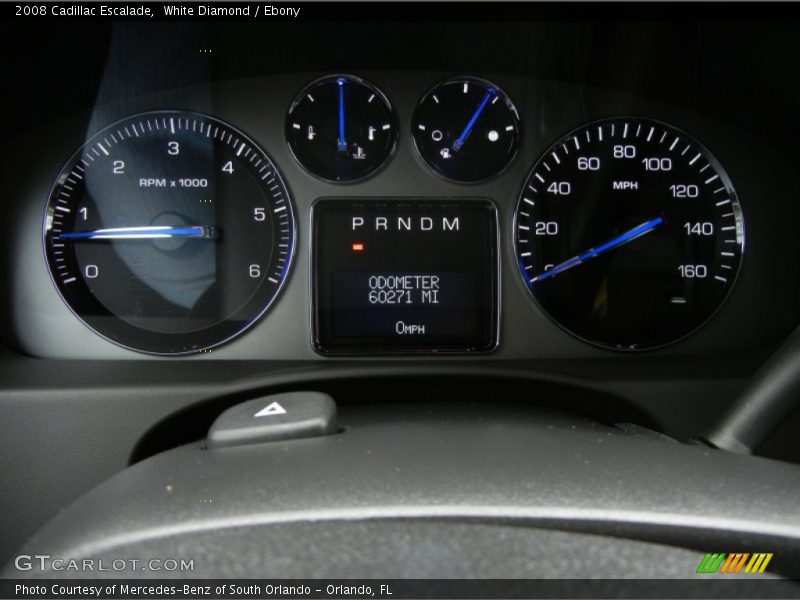 White Diamond / Ebony 2008 Cadillac Escalade