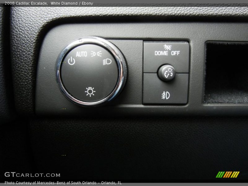 White Diamond / Ebony 2008 Cadillac Escalade
