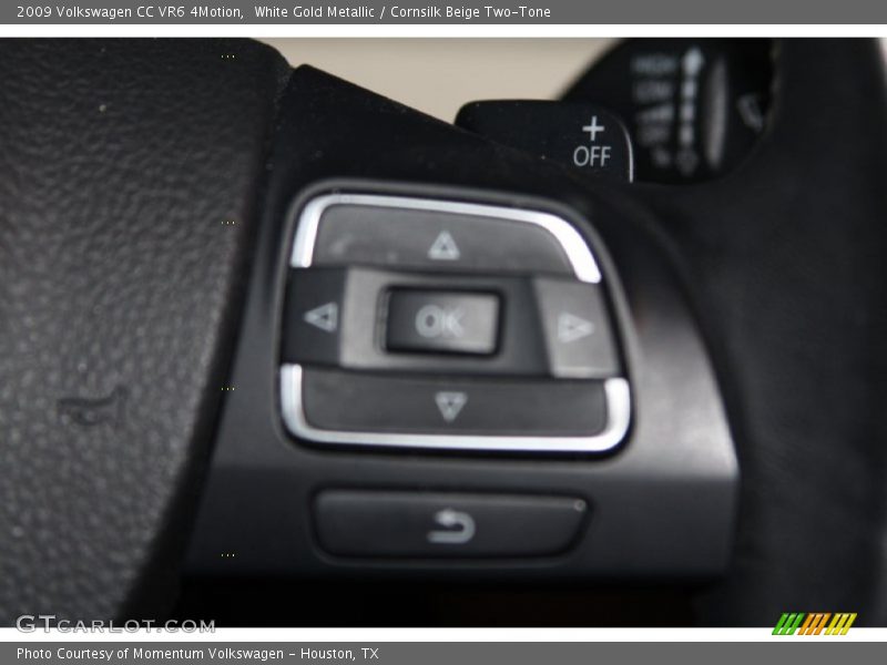 White Gold Metallic / Cornsilk Beige Two-Tone 2009 Volkswagen CC VR6 4Motion