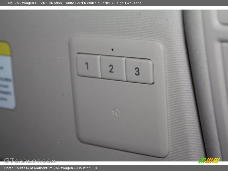 White Gold Metallic / Cornsilk Beige Two-Tone 2009 Volkswagen CC VR6 4Motion