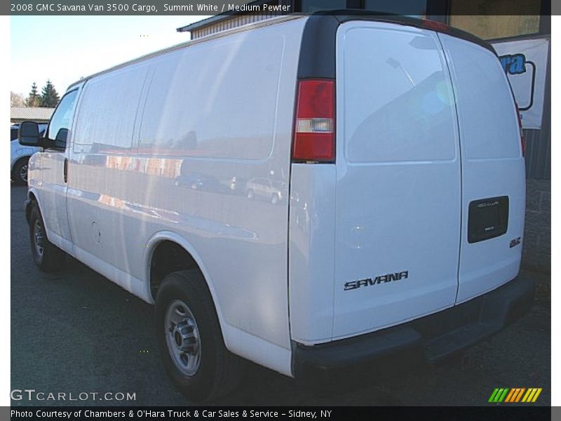 Summit White / Medium Pewter 2008 GMC Savana Van 3500 Cargo