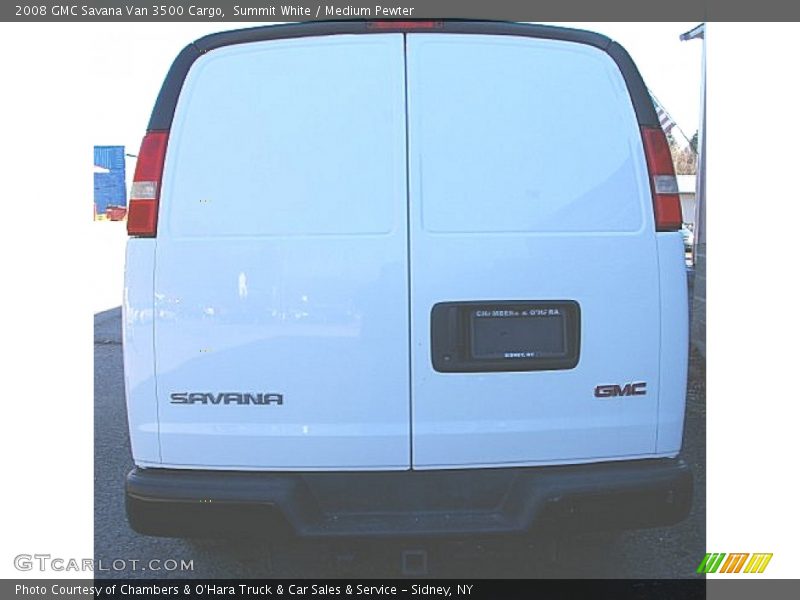 Summit White / Medium Pewter 2008 GMC Savana Van 3500 Cargo