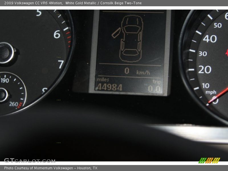 White Gold Metallic / Cornsilk Beige Two-Tone 2009 Volkswagen CC VR6 4Motion