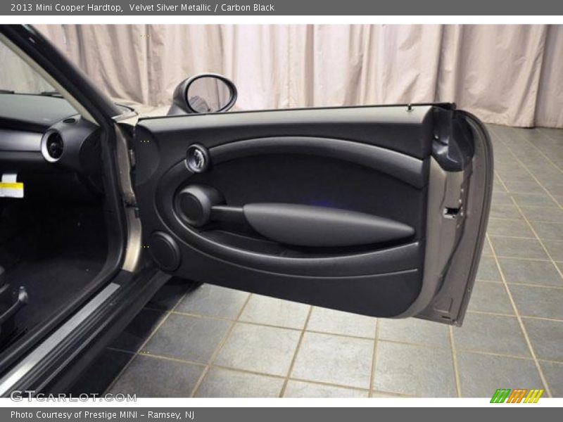 Velvet Silver Metallic / Carbon Black 2013 Mini Cooper Hardtop
