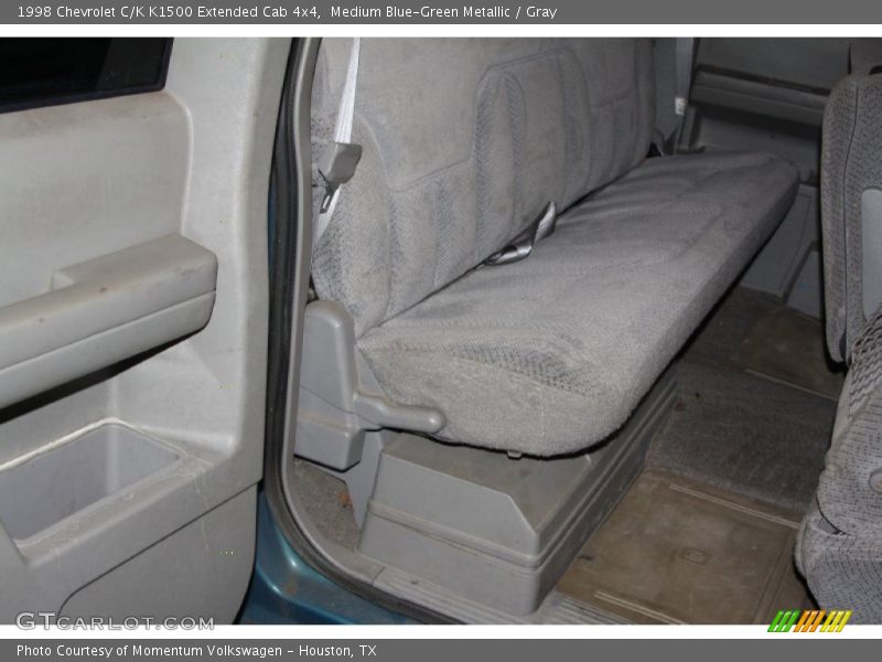Medium Blue-Green Metallic / Gray 1998 Chevrolet C/K K1500 Extended Cab 4x4
