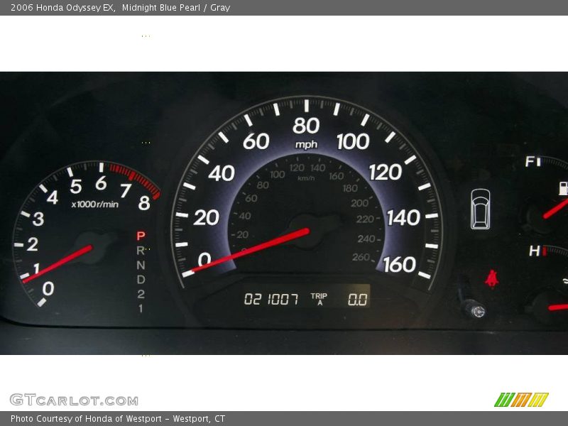 Midnight Blue Pearl / Gray 2006 Honda Odyssey EX