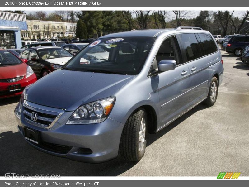 Ocean Mist Metallic / Gray 2006 Honda Odyssey EX