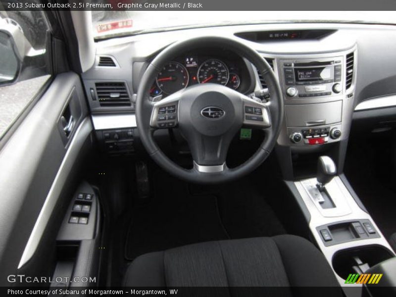 Graphite Gray Metallic / Black 2013 Subaru Outback 2.5i Premium