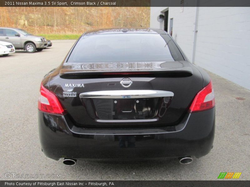 Crimson Black / Charcoal 2011 Nissan Maxima 3.5 SV Sport