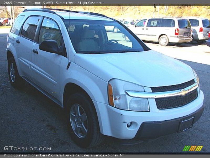 Summit White / Light Cashmere 2005 Chevrolet Equinox LS AWD