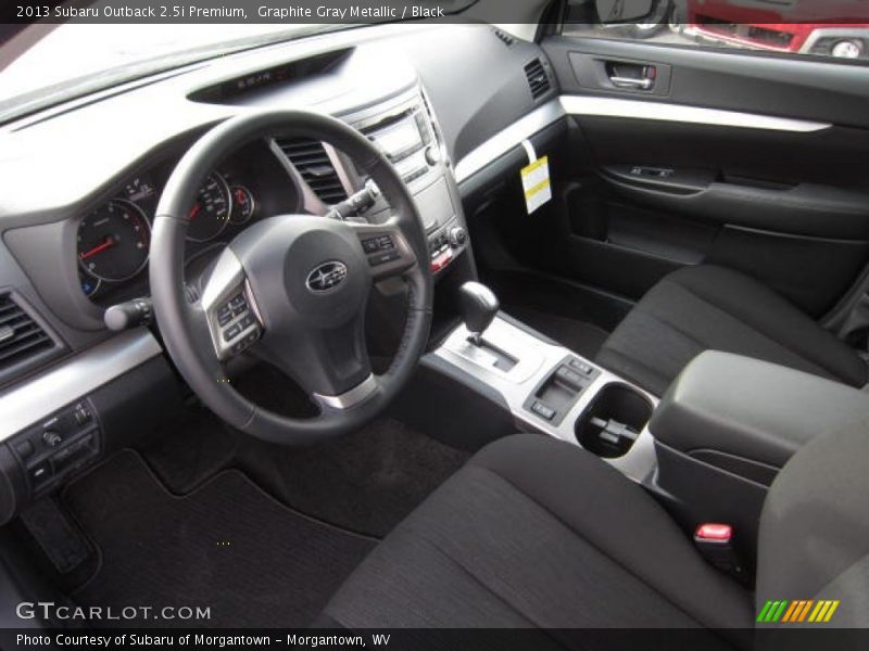 Graphite Gray Metallic / Black 2013 Subaru Outback 2.5i Premium