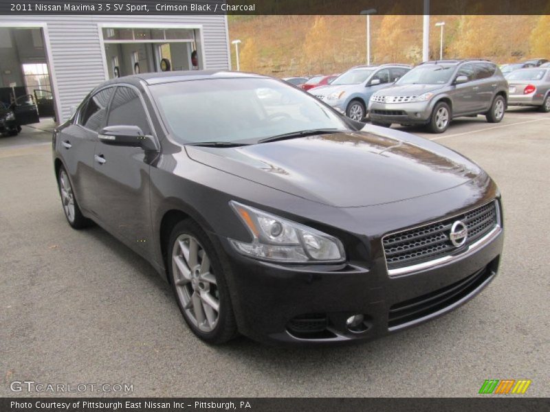 Crimson Black / Charcoal 2011 Nissan Maxima 3.5 SV Sport