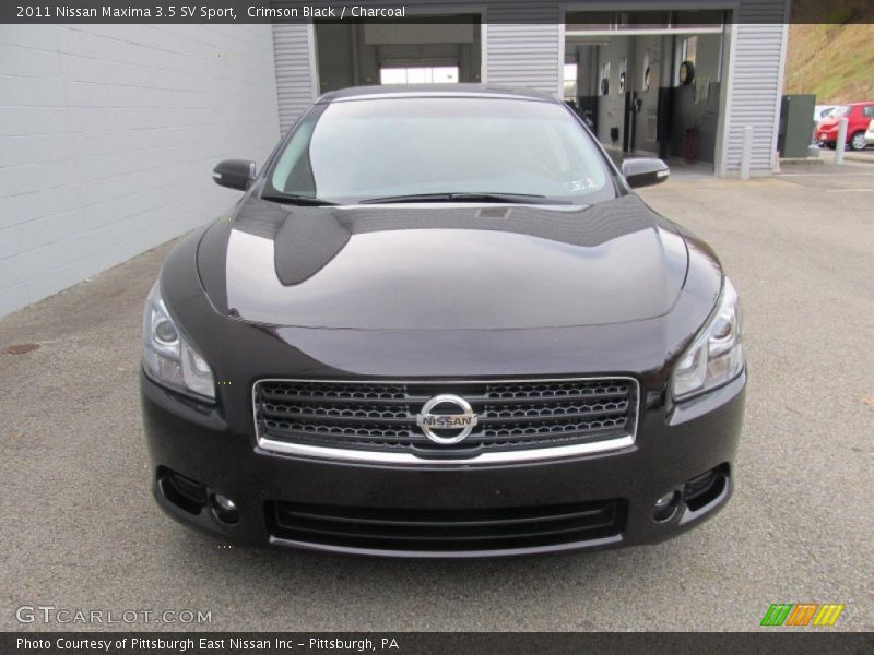 Crimson Black / Charcoal 2011 Nissan Maxima 3.5 SV Sport