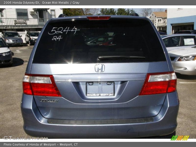 Ocean Mist Metallic / Gray 2006 Honda Odyssey EX