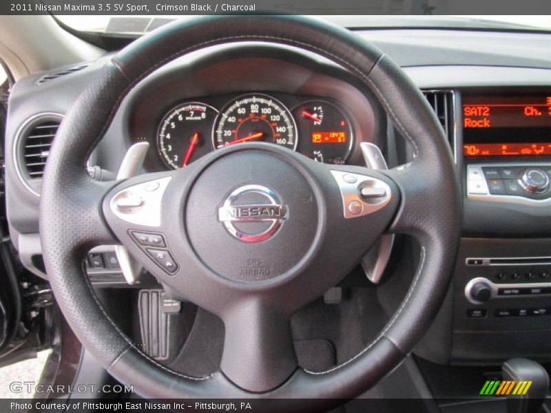 Crimson Black / Charcoal 2011 Nissan Maxima 3.5 SV Sport