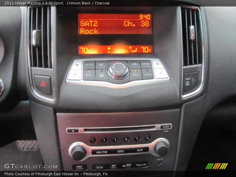 Crimson Black / Charcoal 2011 Nissan Maxima 3.5 SV Sport