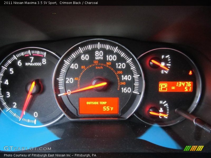 Crimson Black / Charcoal 2011 Nissan Maxima 3.5 SV Sport