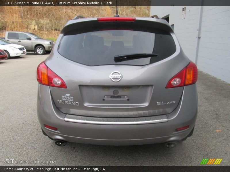 Platinum Graphite Metallic / Black 2010 Nissan Murano LE AWD