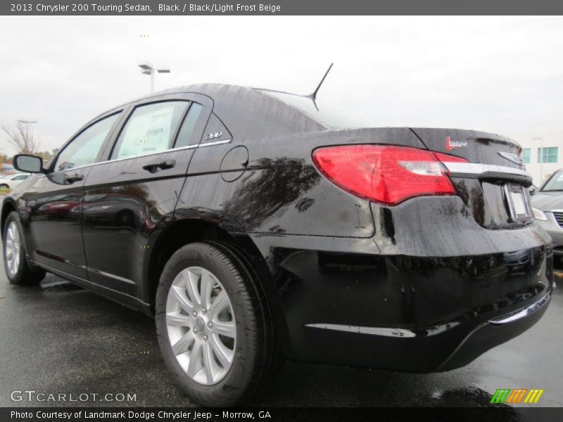 Black / Black/Light Frost Beige 2013 Chrysler 200 Touring Sedan