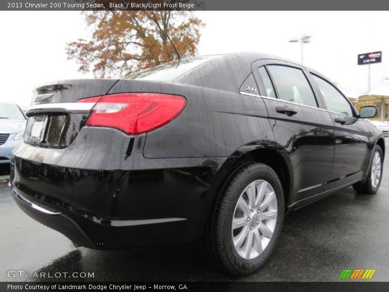 Black / Black/Light Frost Beige 2013 Chrysler 200 Touring Sedan