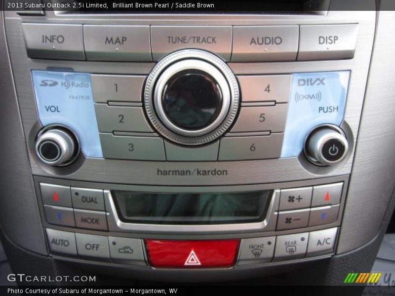 Brilliant Brown Pearl / Saddle Brown 2013 Subaru Outback 2.5i Limited