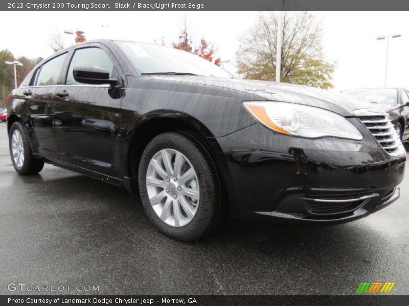 Black / Black/Light Frost Beige 2013 Chrysler 200 Touring Sedan