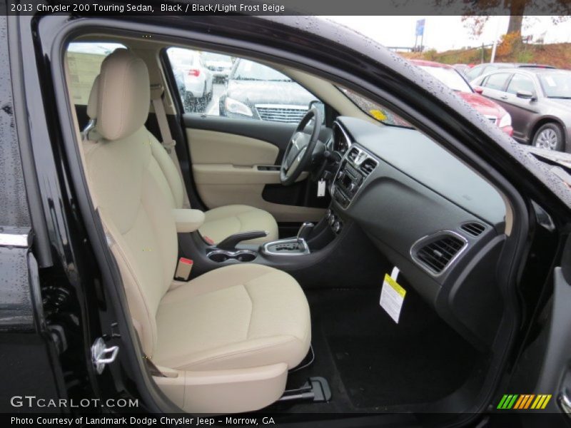 Black / Black/Light Frost Beige 2013 Chrysler 200 Touring Sedan