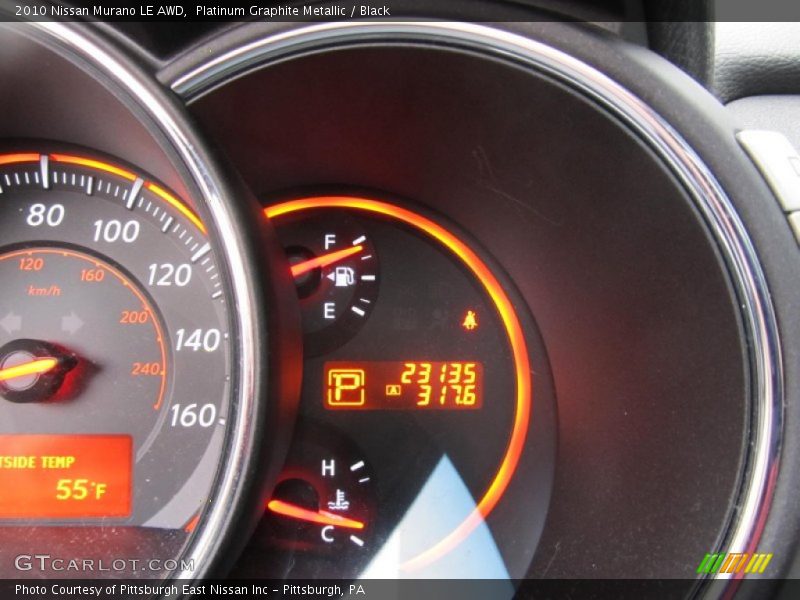 Platinum Graphite Metallic / Black 2010 Nissan Murano LE AWD