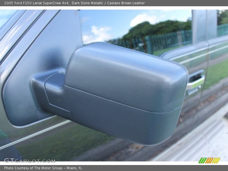 Dark Stone Metallic / Castano Brown Leather 2005 Ford F150 Lariat SuperCrew 4x4