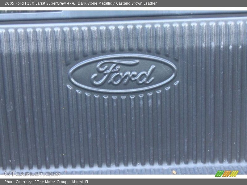 Dark Stone Metallic / Castano Brown Leather 2005 Ford F150 Lariat SuperCrew 4x4