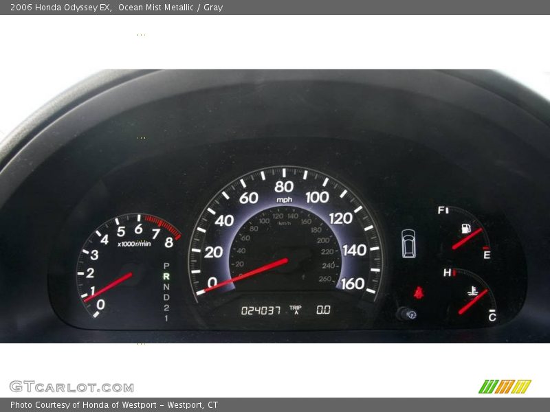 Ocean Mist Metallic / Gray 2006 Honda Odyssey EX