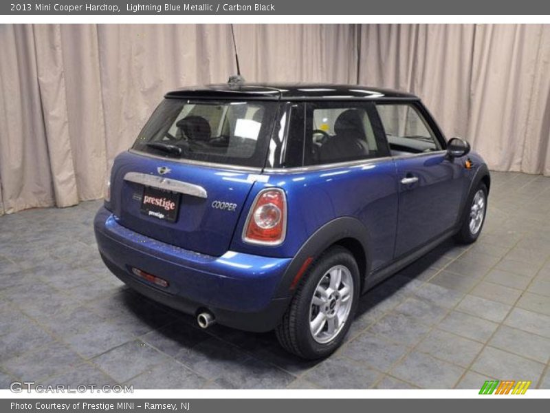 Lightning Blue Metallic / Carbon Black 2013 Mini Cooper Hardtop