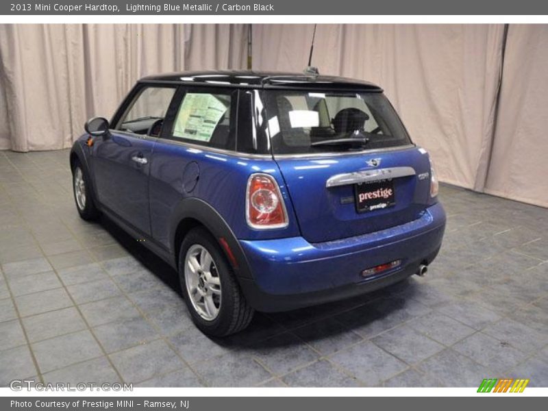 Lightning Blue Metallic / Carbon Black 2013 Mini Cooper Hardtop