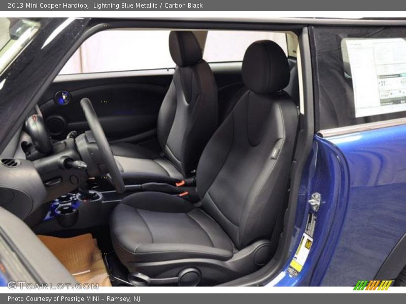 Lightning Blue Metallic / Carbon Black 2013 Mini Cooper Hardtop