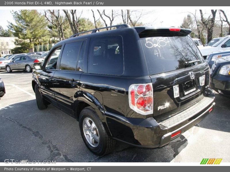 Nighthawk Black Pearl / Gray 2006 Honda Pilot EX-L 4WD