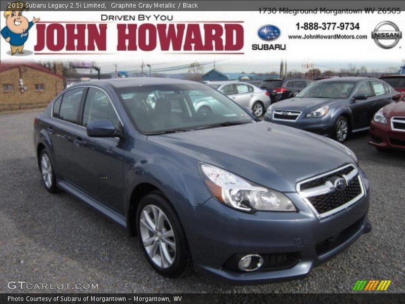 Graphite Gray Metallic / Black 2013 Subaru Legacy 2.5i Limited