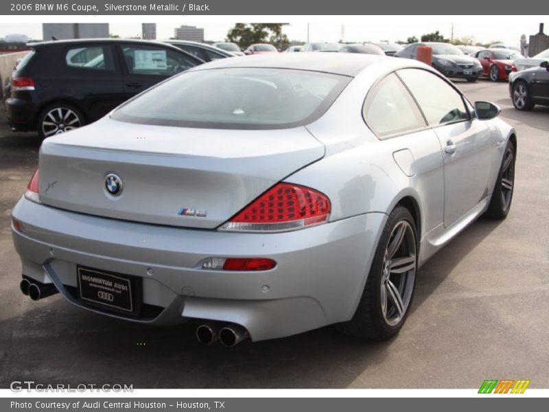 Silverstone Metallic / Black 2006 BMW M6 Coupe