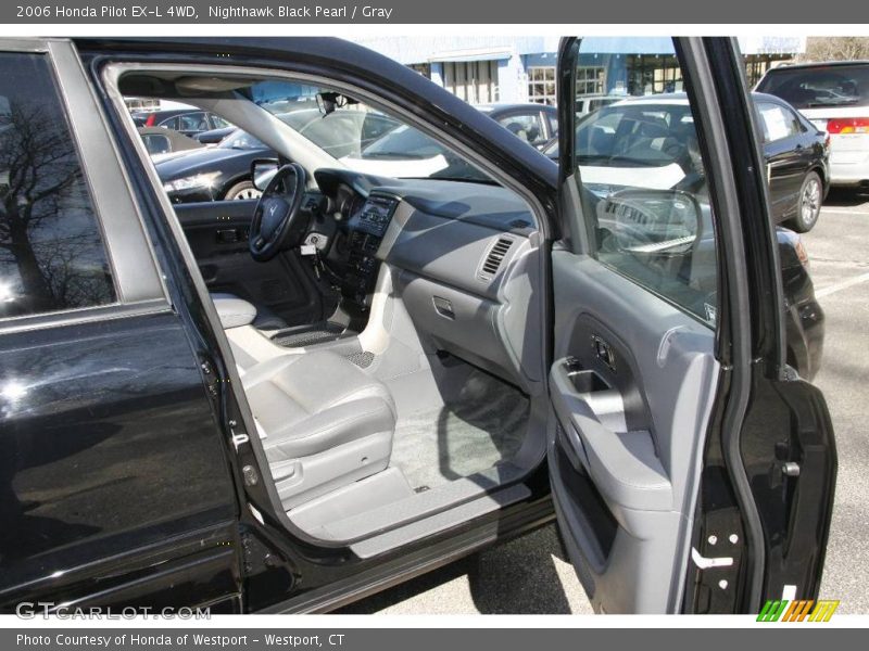 Nighthawk Black Pearl / Gray 2006 Honda Pilot EX-L 4WD